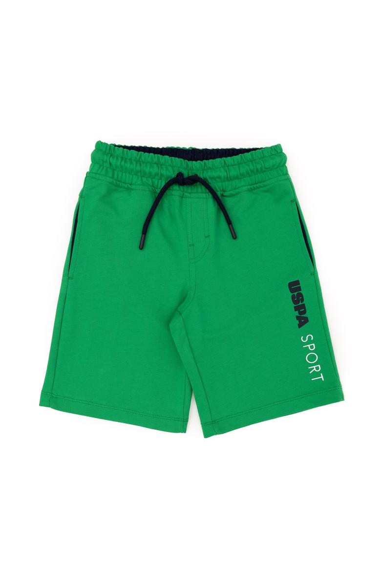 Erkek Çocuk Yeşil Örme Şort