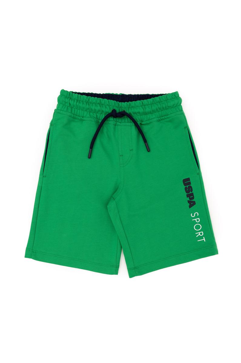 Erkek Çocuk Yeşil Örme Şort