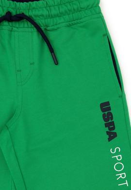 Erkek Çocuk Yeşil Örme Şort - 50282020050