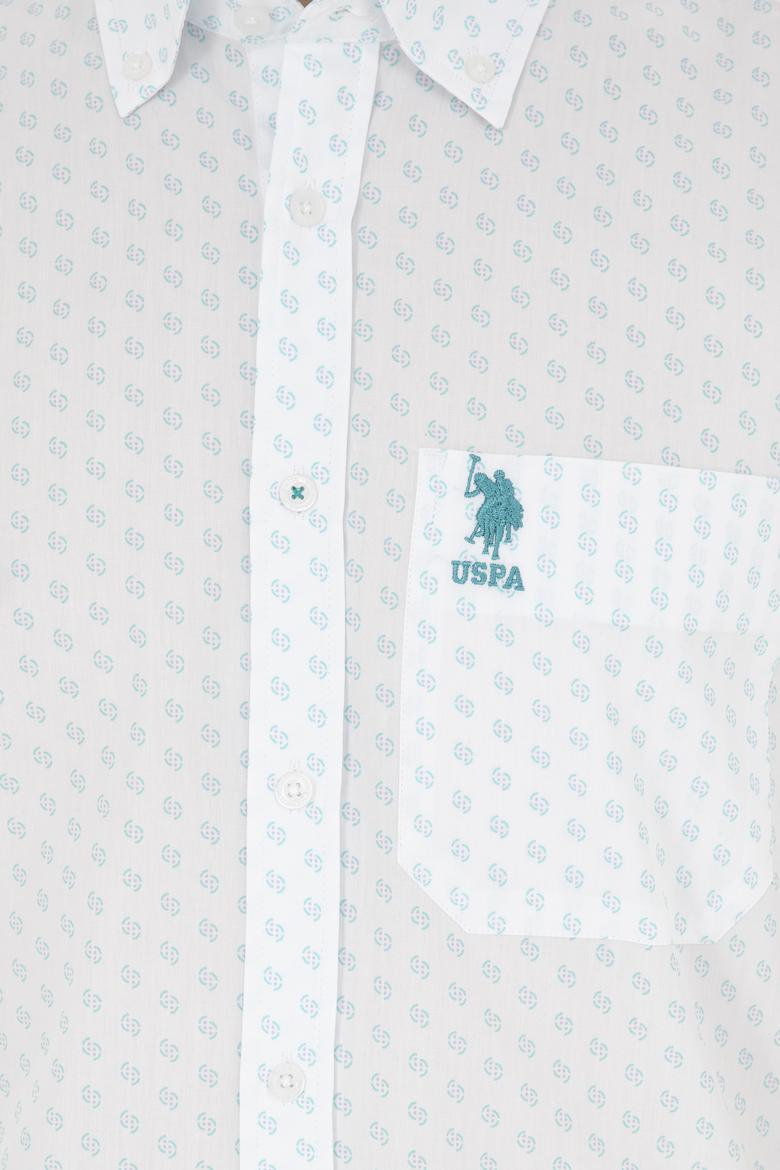 Erkek Mint Kısa Kollu Gömlek - 50282827031