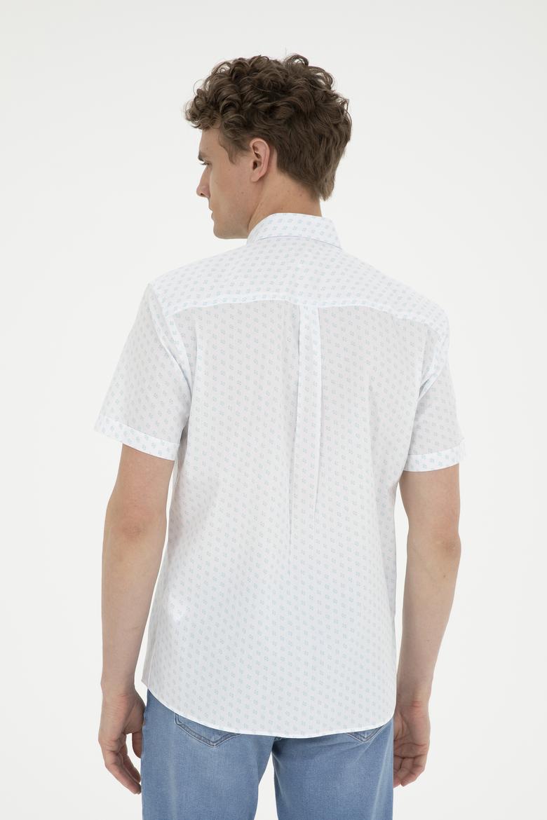 Erkek Mint Kısa Kollu Gömlek - 50282827031