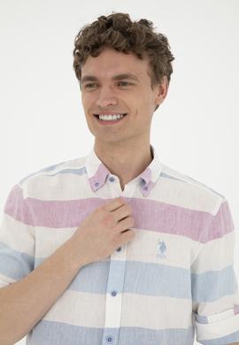 Erkek Saks Uzun Kollu Gömlek - 50283667014