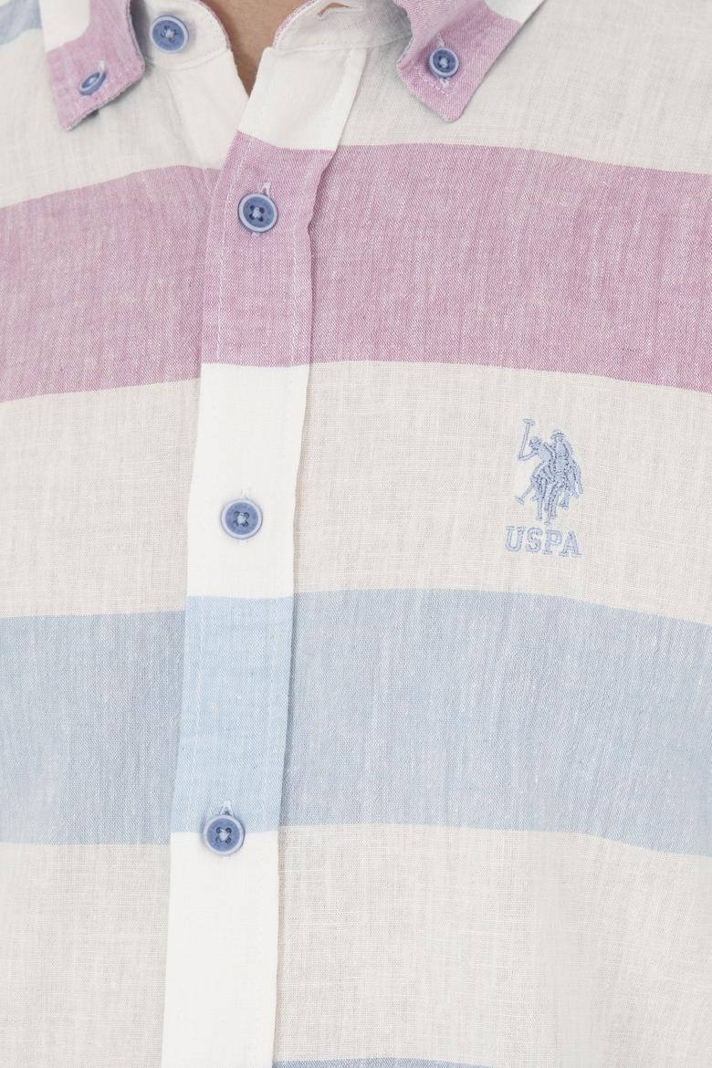 Erkek Saks Uzun Kollu Gömlek - 50283667014