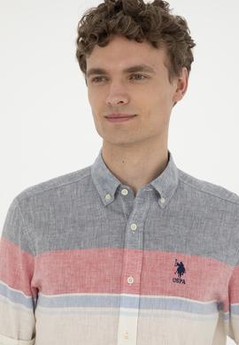 Erkek Kırmızı Uzun Kollu Gömlek - 50283691006