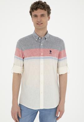 Erkek Kırmızı Uzun Kollu Gömlek - 50283691006