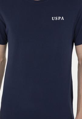 Erkek Regular Fit Bisiklet Yaka Lacivert Tişört - 50281077031