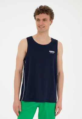 Erkek Regular Fit Bisiklet Yaka Lacivert Tişört - 50282483006