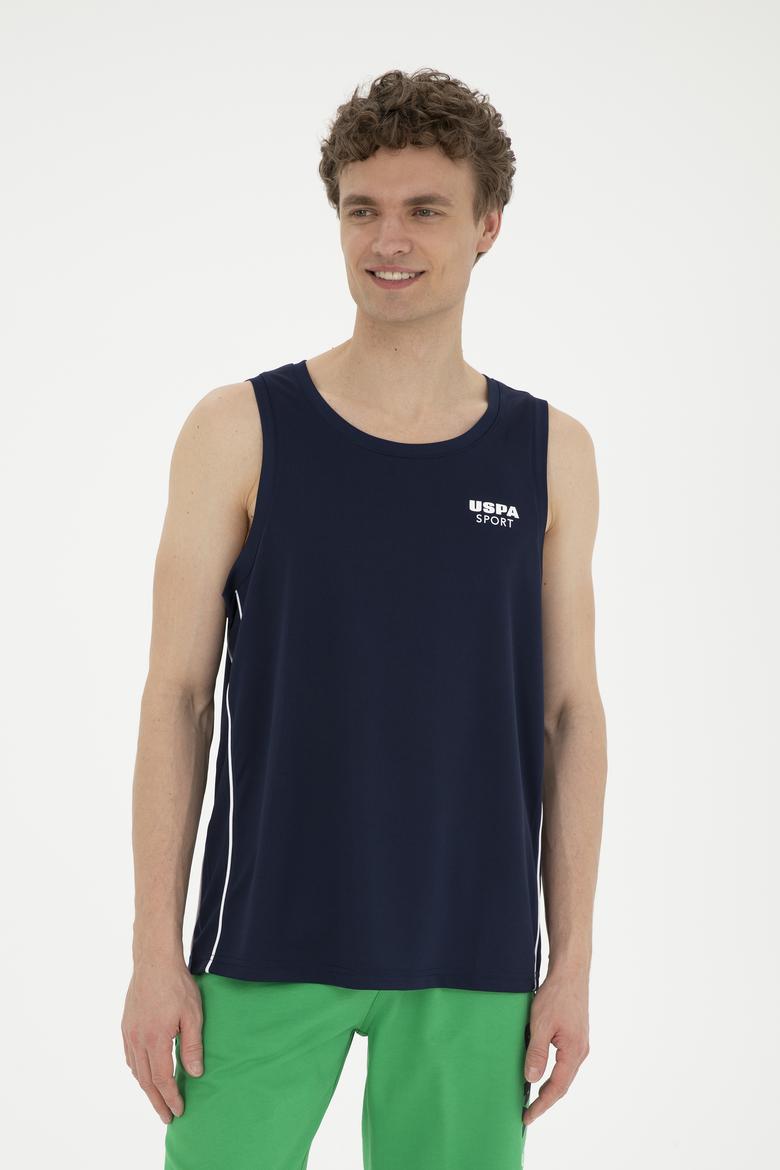 Erkek Regular Fit Bisiklet Yaka Lacivert Tişört