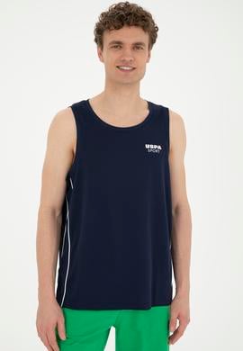 Erkek Regular Fit Bisiklet Yaka Lacivert Tişört - 50282483006