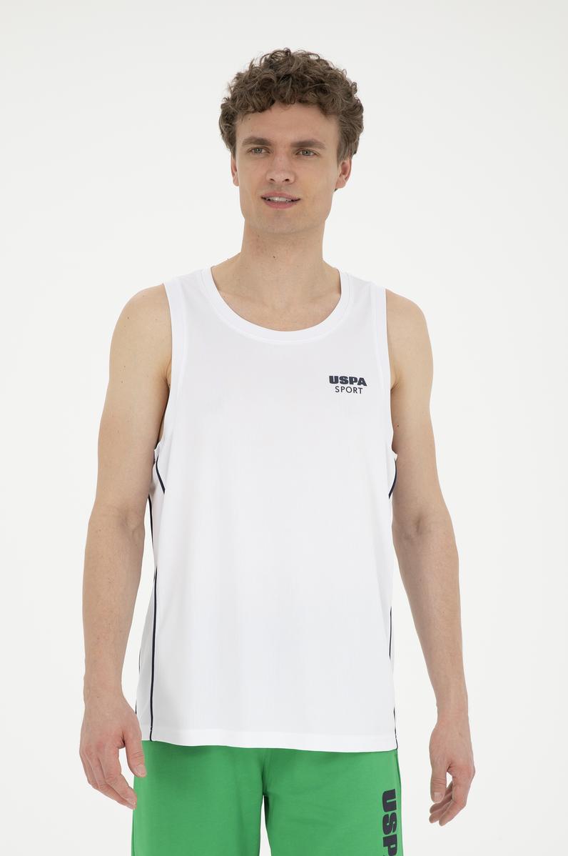 Erkek Regular Fit Bisiklet Yaka Beyaz Tişört