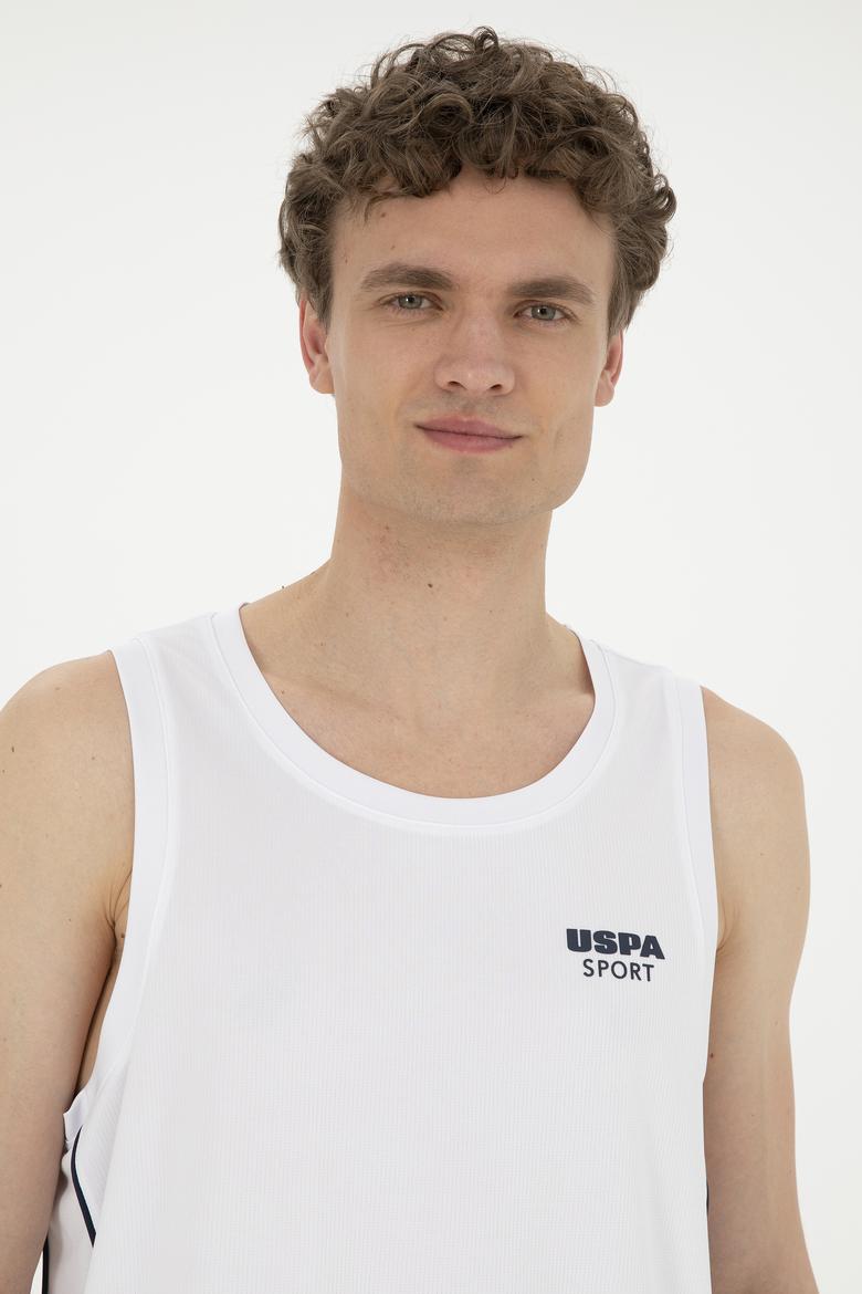 Erkek Regular Fit Bisiklet Yaka Beyaz Tişört - 50282483017