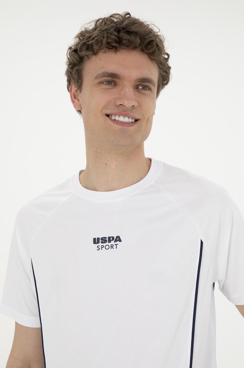 Erkek Regular Fit Bisiklet Yaka Beyaz Tişört