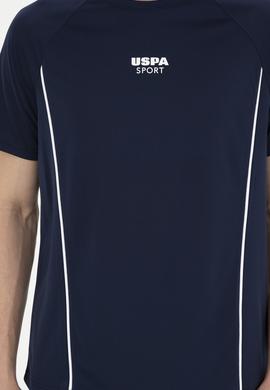 Erkek Regular Fit Bisiklet Yaka Lacivert Tişört - 50282489019