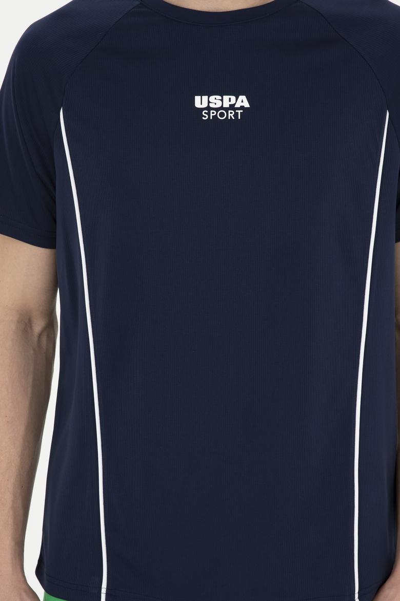 Erkek Regular Fit Bisiklet Yaka Lacivert Tişört - 50282489019