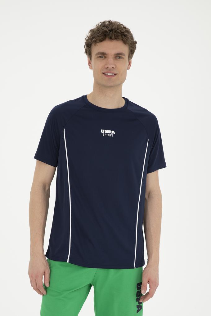 Erkek Regular Fit Bisiklet Yaka Lacivert Tişört