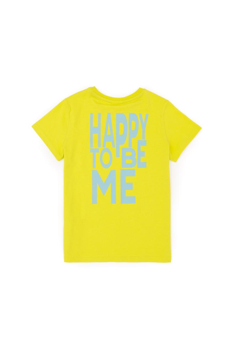 Erkek Çocuk Fıstık Yeşili Bisiklet Yaka Tişört - 50281568046