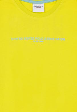 Erkek Çocuk Fıstık Yeşili Bisiklet Yaka Tişört - 50281568046