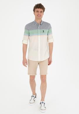 Erkek Yeşil Uzun Kollu Gömlek - 50283691014