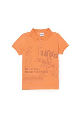 Erkek Çocuk Somon Polo Yaka Tişört - 50288126016