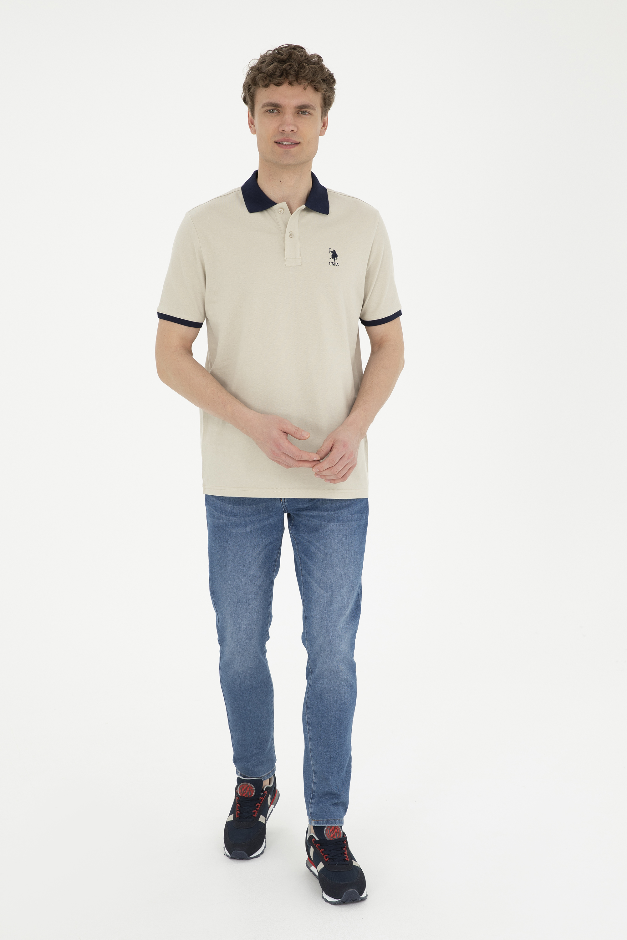 Erkek Taş Basic Tişört - Image 4