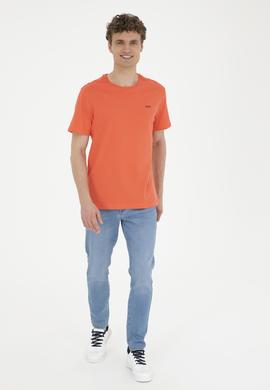 Erkek Nar Çiçeği Basic Tişört - 50284640131