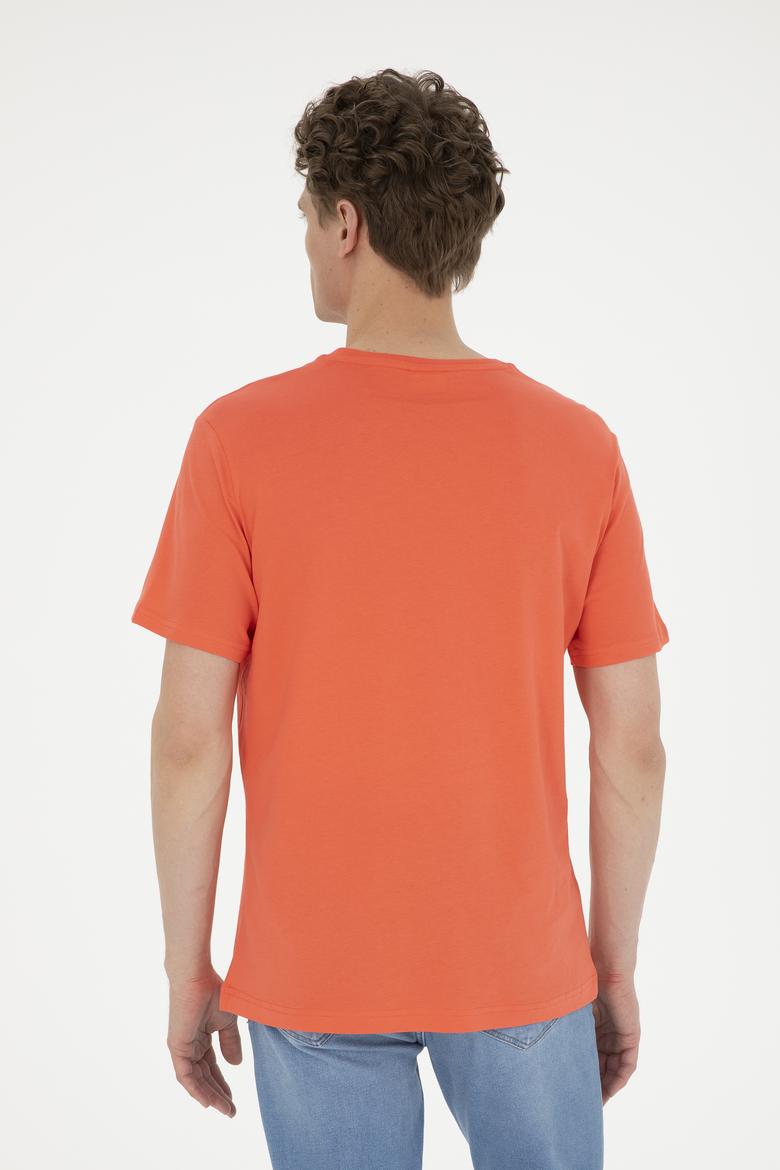 Erkek Nar Çiçeği Basic Tişört - 50284640131