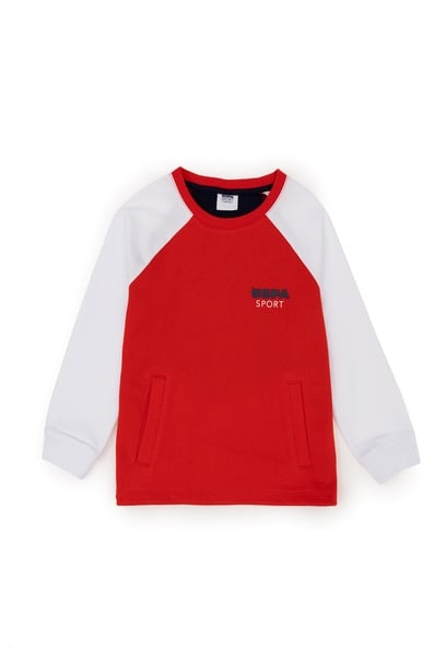 Erkek Çocuk Kırmızı Sweatshirt