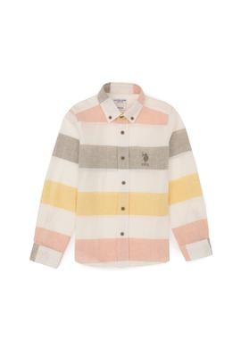 Erkek Çocuk Haki Uzun Kollu Gömlek - 50283858001