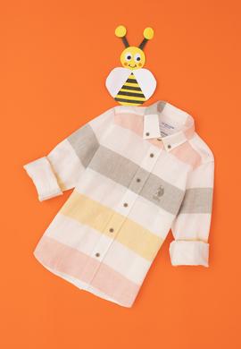 Erkek Çocuk Haki Uzun Kollu Gömlek - 50283858001