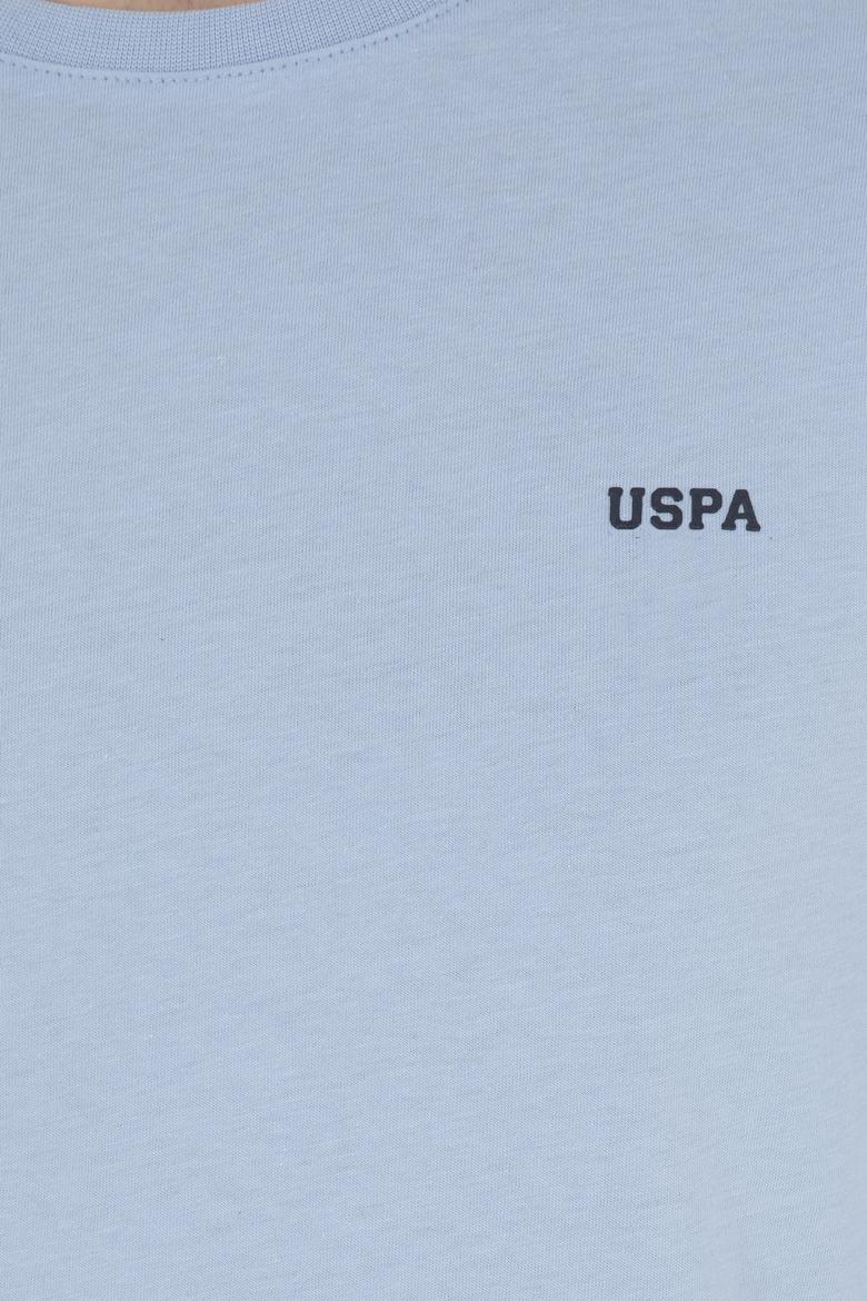 Erkek Açık Mavi Basic Tişört - 50284640069