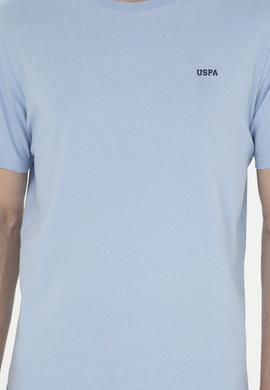 Erkek Açık Mavi Basic Tişört - 50284640069