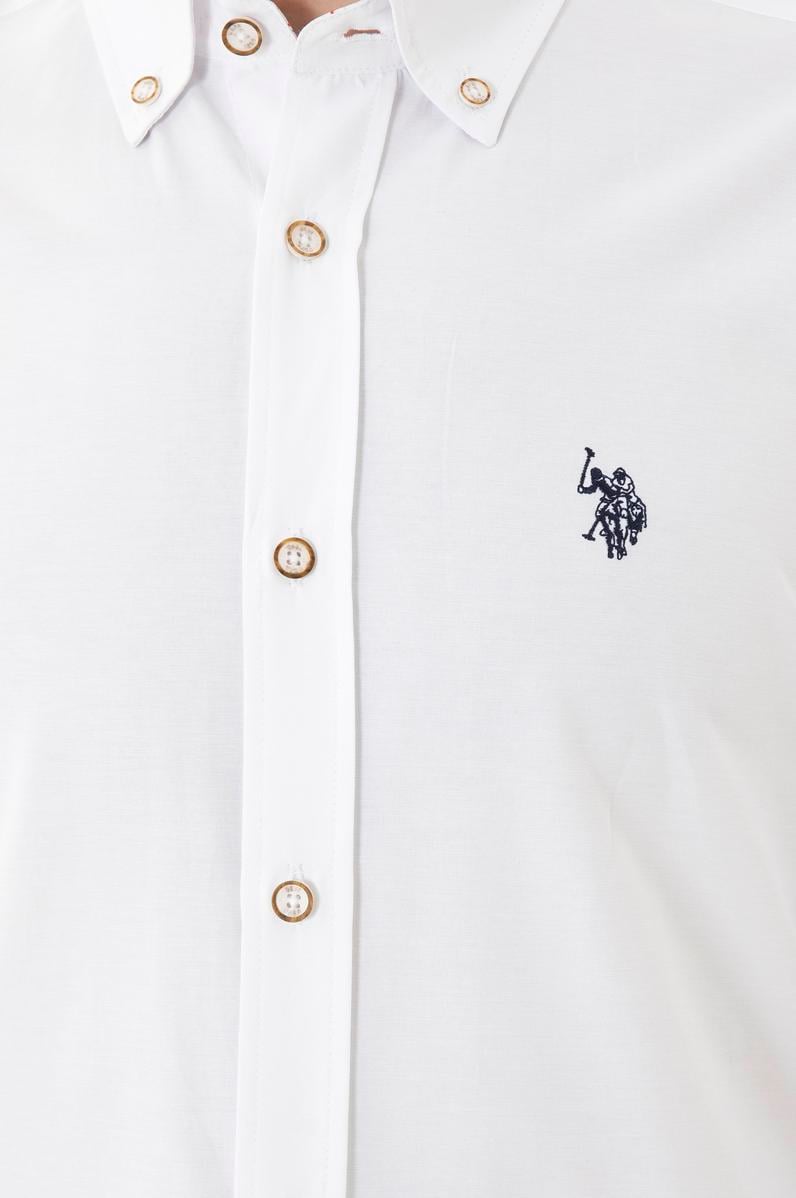 Erkek Beyaz Uzun Kollu Gömlek