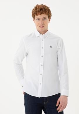 Erkek Beyaz Uzun Kollu Gömlek - 50288653008