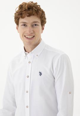 Erkek Beyaz Uzun Kollu Gömlek - 50288653008