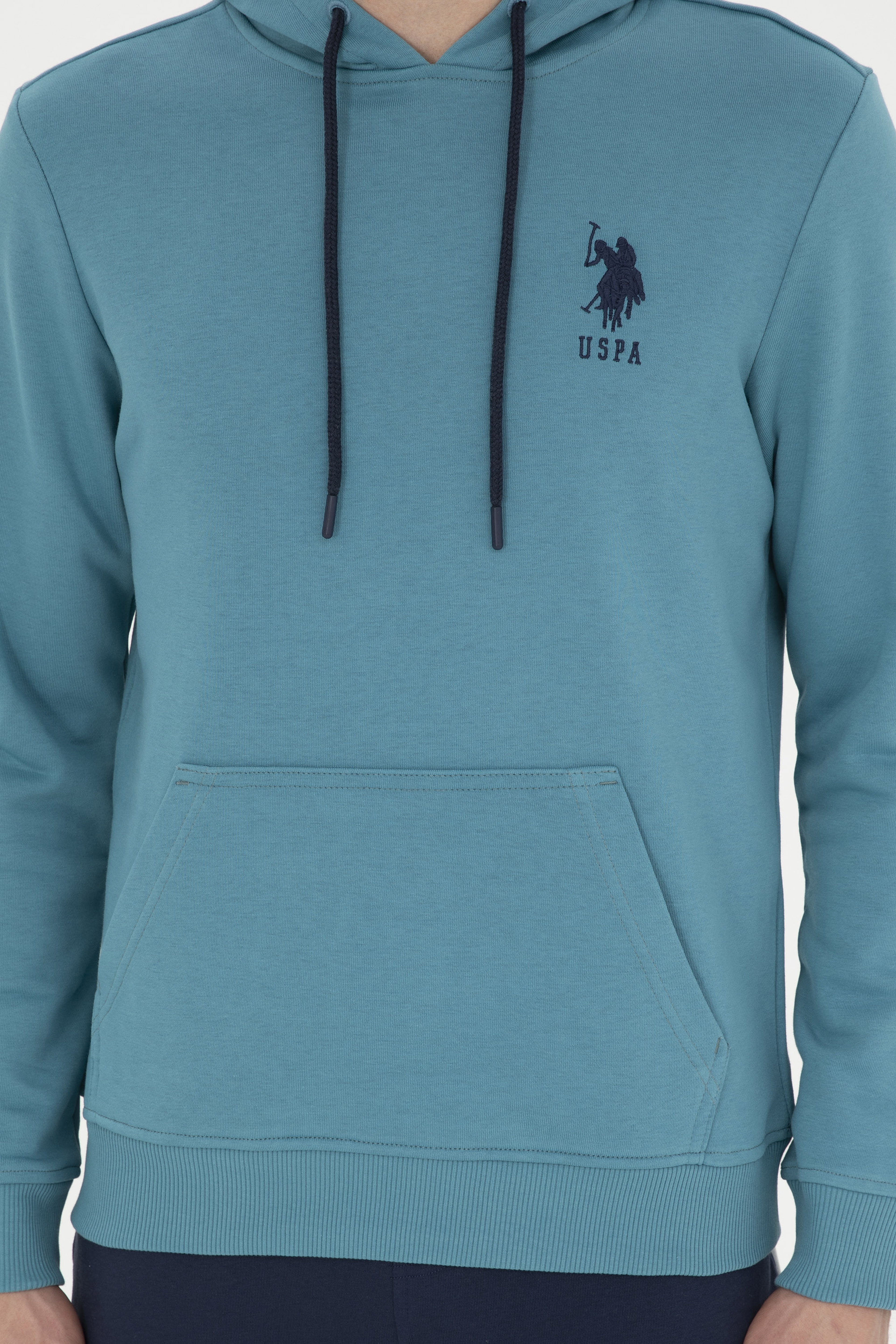 Erkek Petrol Basic Sweatshirt