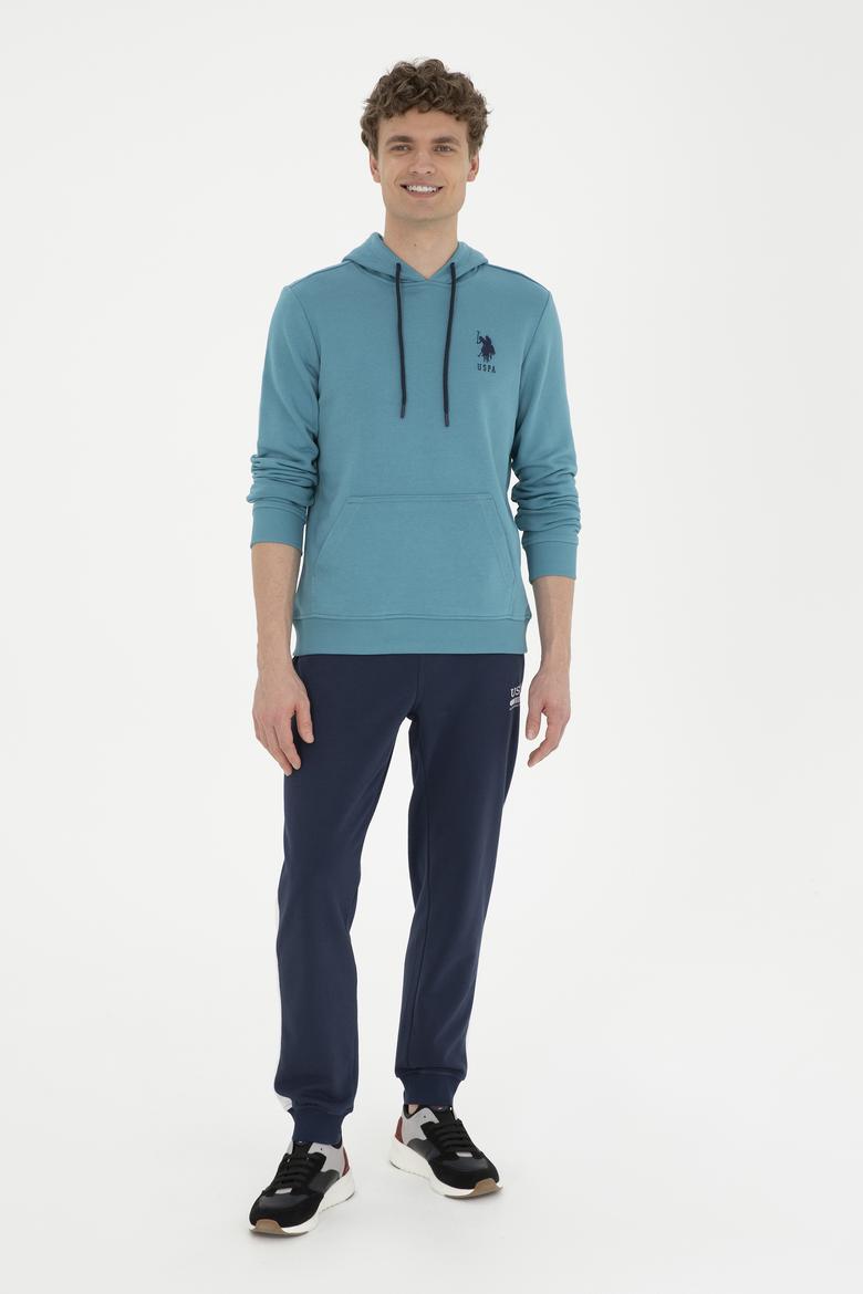 Erkek Petrol Basic Sweatshirt - 50269426160