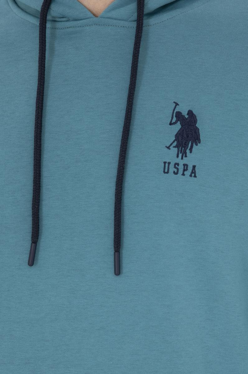 Erkek Petrol Basic Sweatshirt