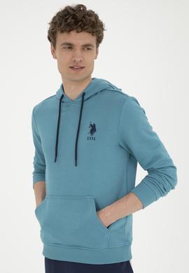 Erkek Petrol Basic Sweatshirt - 50269426160