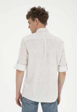 Erkek Haki Uzun Kollu Gömlek - 50288670008