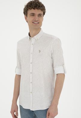 Erkek Haki Uzun Kollu Gömlek - 50288670008