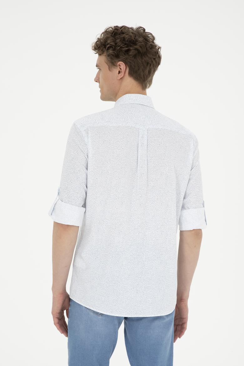 Erkek Mavi Uzun Kollu Gömlek - 50288670016