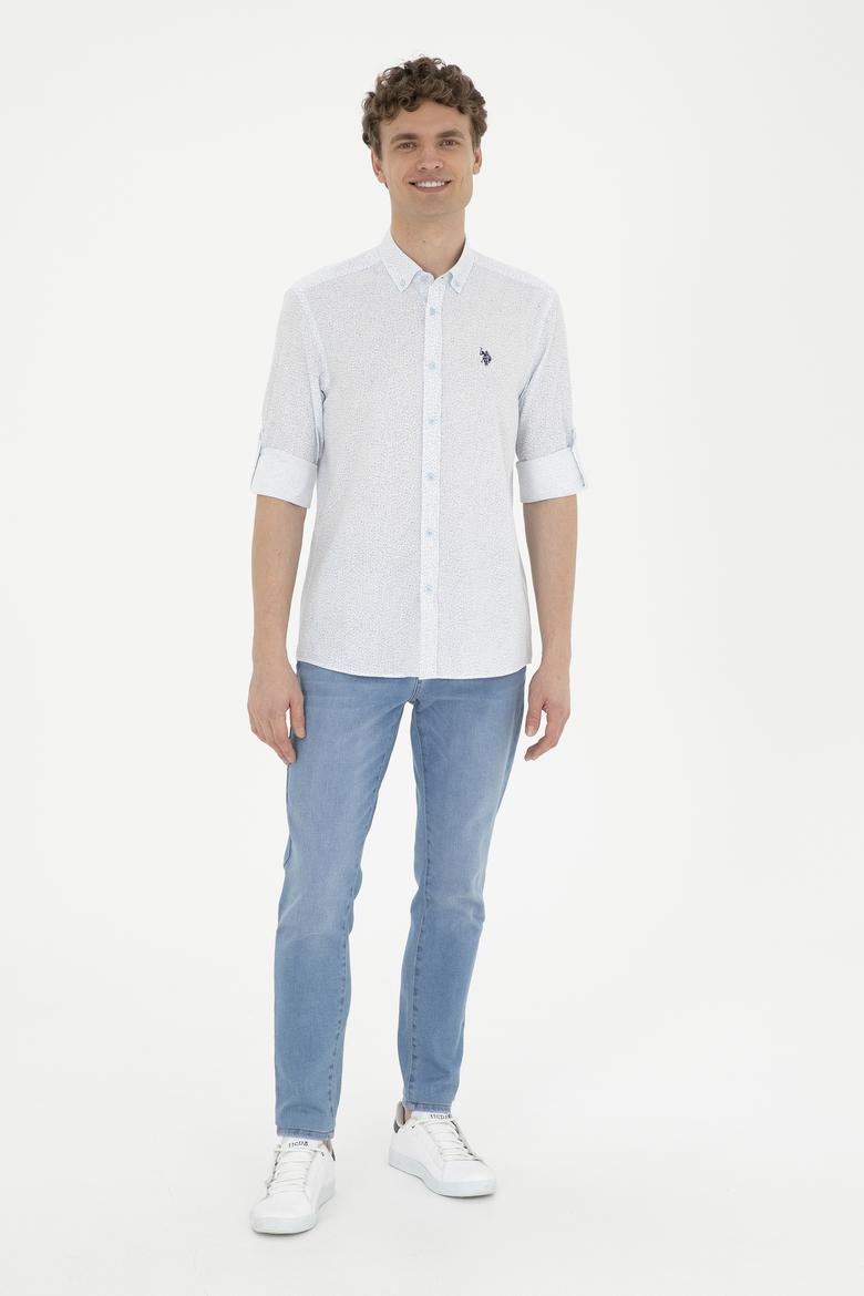 Erkek Mavi Uzun Kollu Gömlek - 50288670016