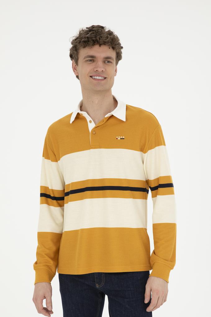 Erkek Hardal Sweatshirt