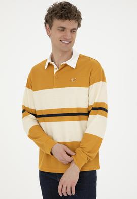 Erkek Hardal Sweatshirt - 50270837017