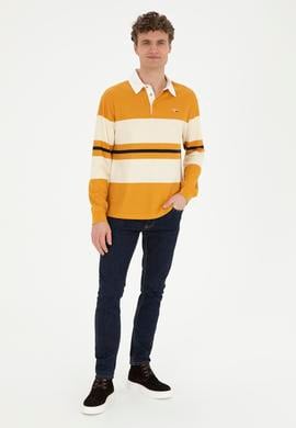 Erkek Hardal Sweatshirt - 50270837017