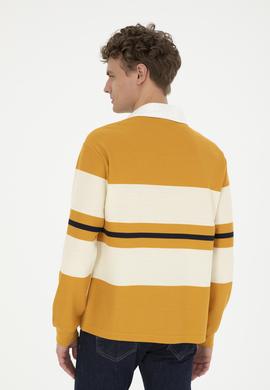 Erkek Hardal Sweatshirt - 50270837017