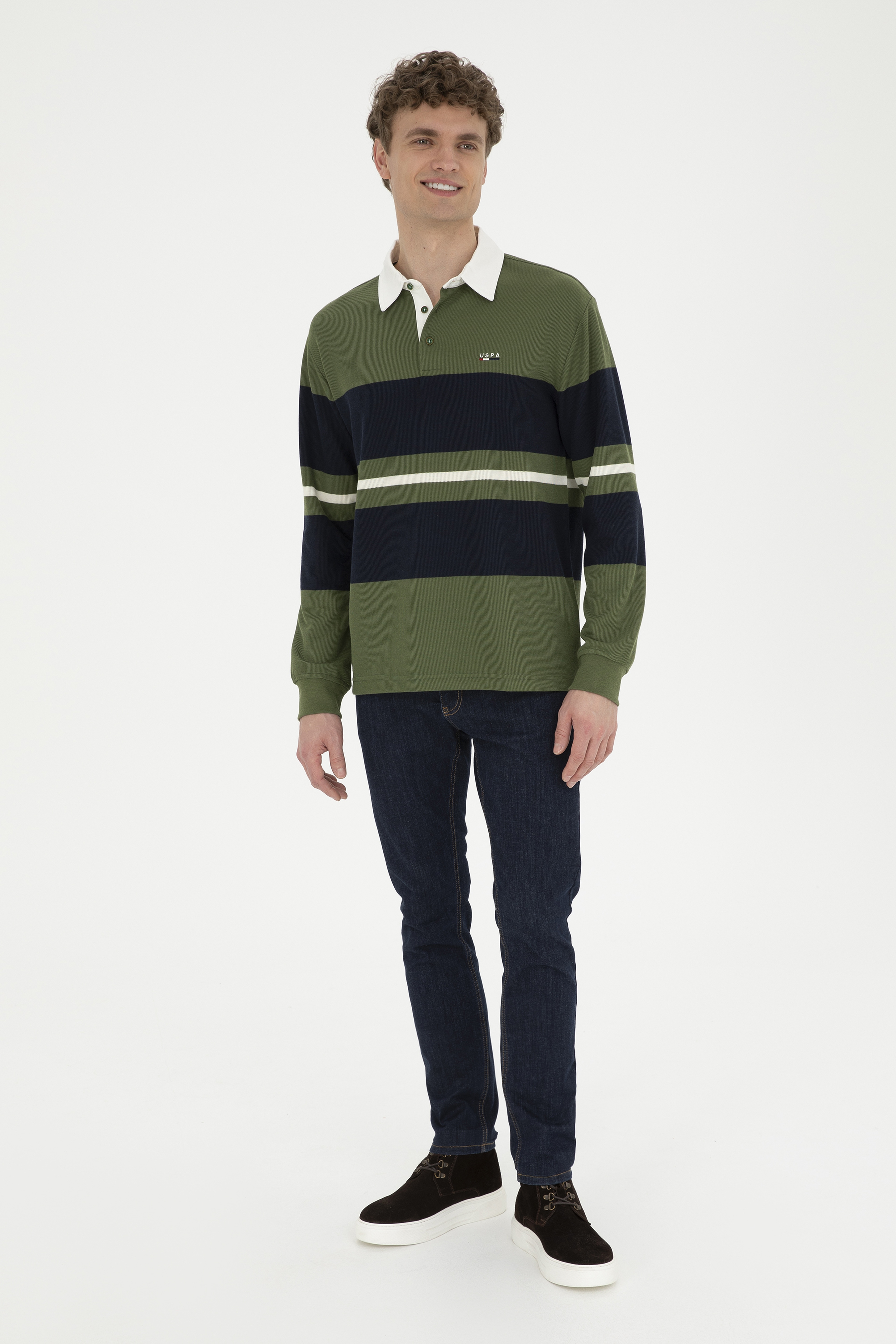 Erkek Yeşil Sweatshirt - Image 4