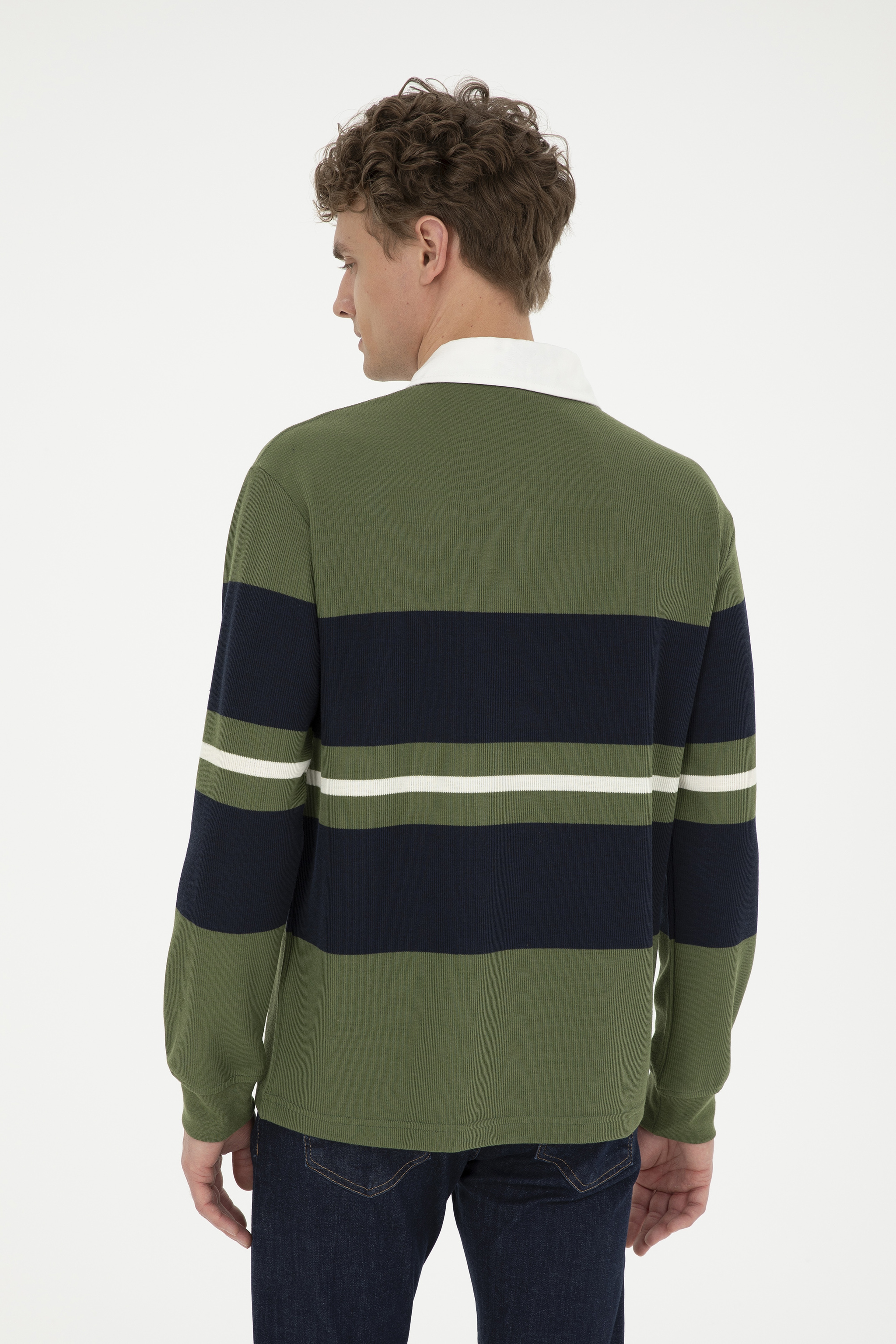 Erkek Yeşil Sweatshirt - Image 5