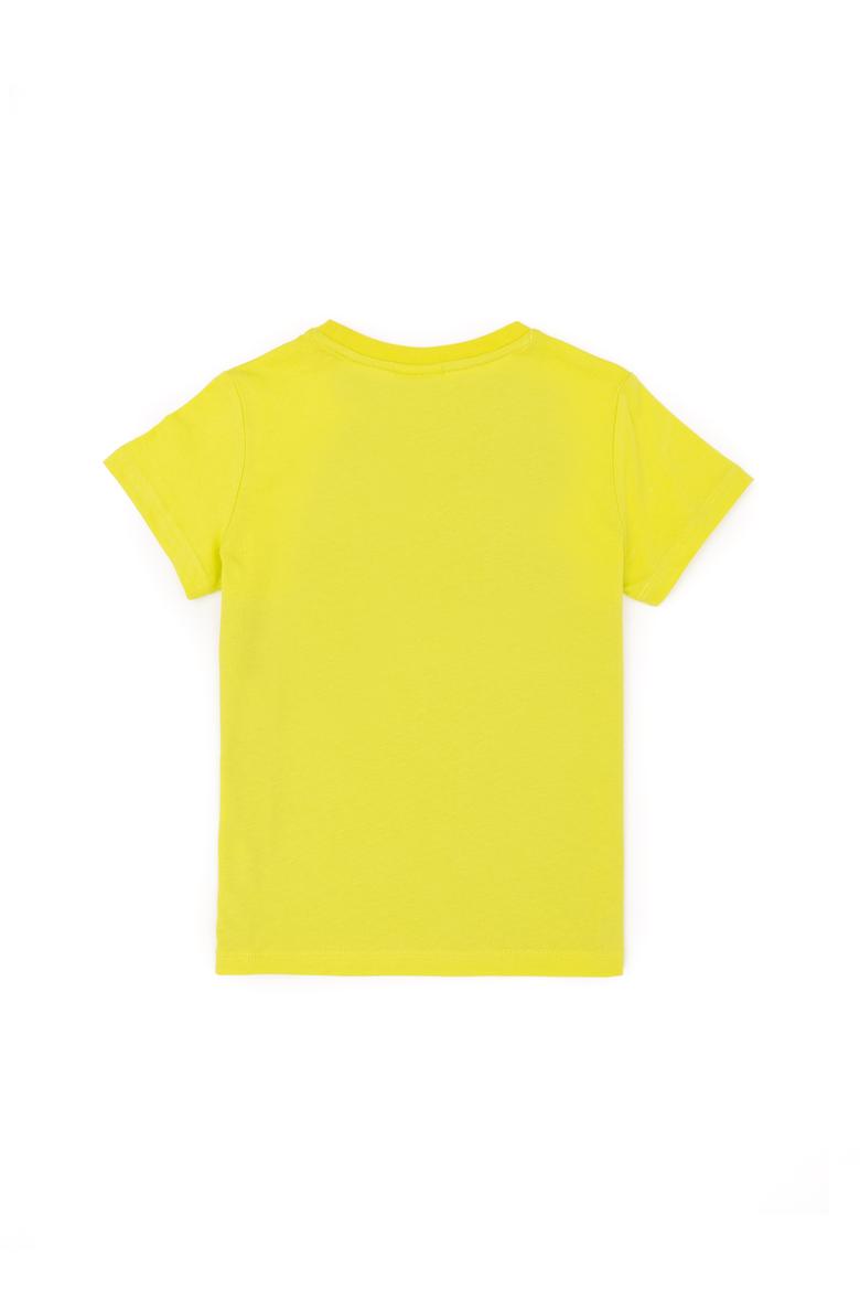 Erkek Çocuk Fıstık Yeşili Bisiklet Yaka Tişört - 50284796038