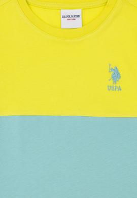 Erkek Çocuk Fıstık Yeşili Bisiklet Yaka Tişört - 50284796038